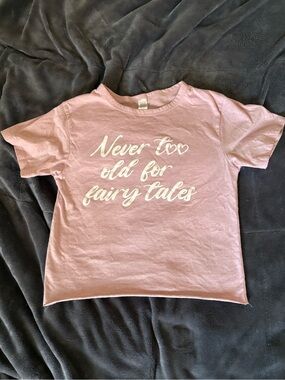 Pink baby tee